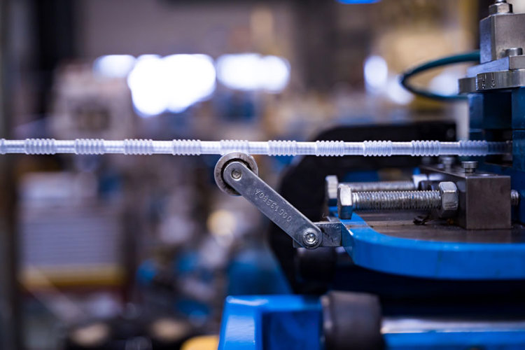 Medical tube production line at Primo