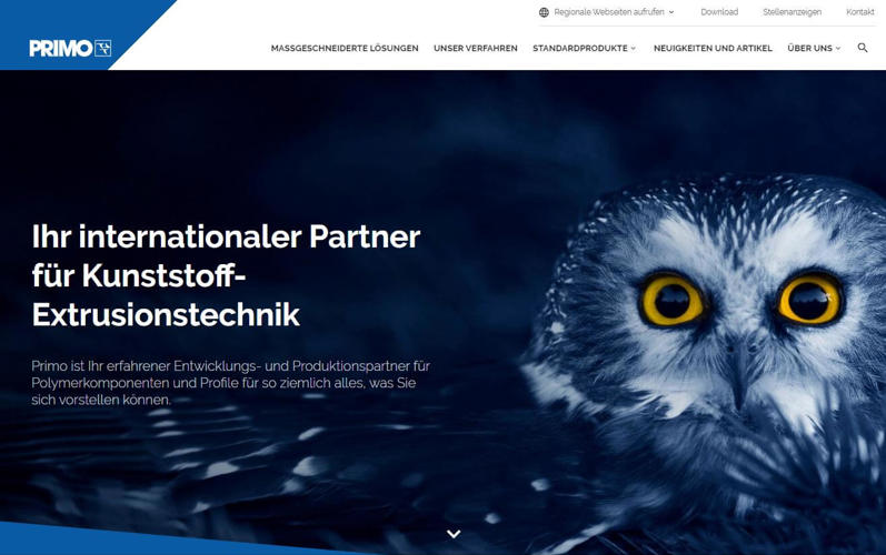 Primo launches new website for the German market